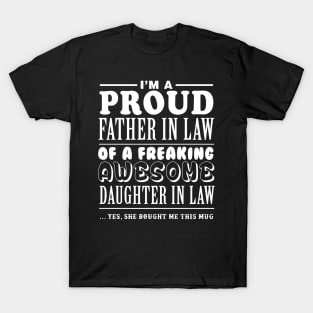 Father in law, daughter in law T-Shirt